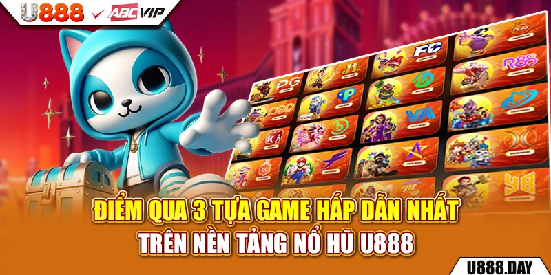 Điểm qua 3 tựa game hấp dẫn nhất trên nền tảng Nổ Hũ U888